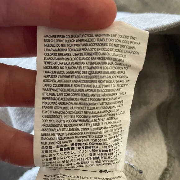 Vans Off the Wall Hoodie Sweatshirt Pullover No Bad Trips Better Daze Gray S - Picture 12 of 13